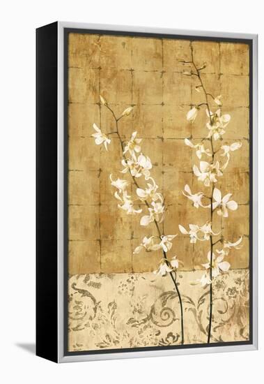 Blossoms in Gold I-Chris Donovan-Framed Stretched Canvas