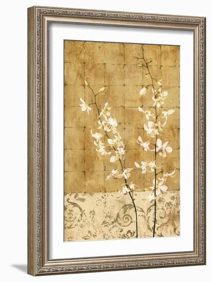 Blossoms in Gold I-Chris Donovan-Framed Art Print