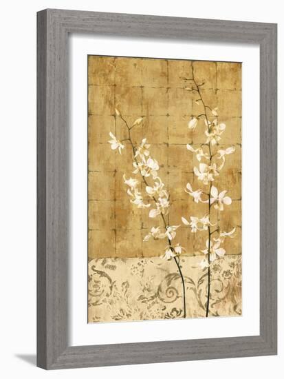 Blossoms in Gold I-Chris Donovan-Framed Art Print