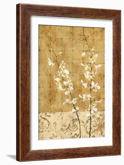 Blossoms in Gold I-Chris Donovan-Framed Art Print