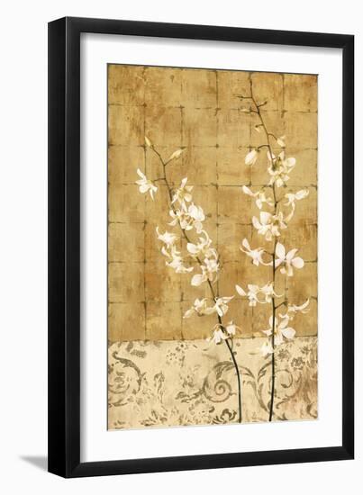 Blossoms in Gold I-Chris Donovan-Framed Art Print