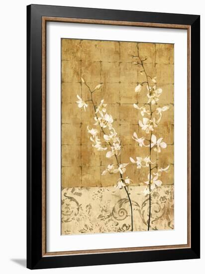 Blossoms in Gold I-Chris Donovan-Framed Art Print