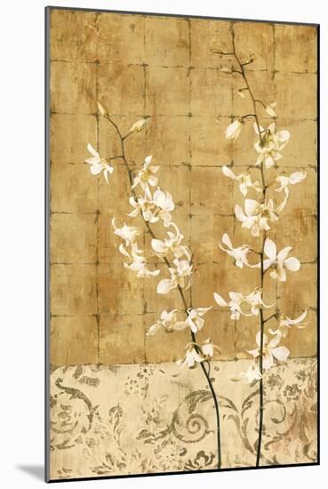 Blossoms in Gold I-Chris Donovan-Mounted Art Print