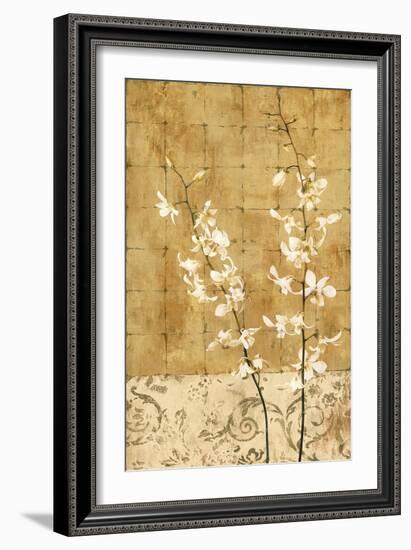 Blossoms in Gold I-Chris Donovan-Framed Art Print