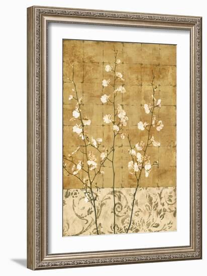 Blossoms in Gold II-Chris Donovan-Framed Art Print