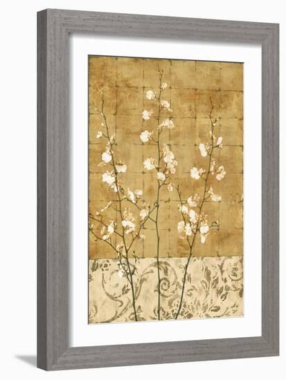 Blossoms in Gold II-Chris Donovan-Framed Art Print