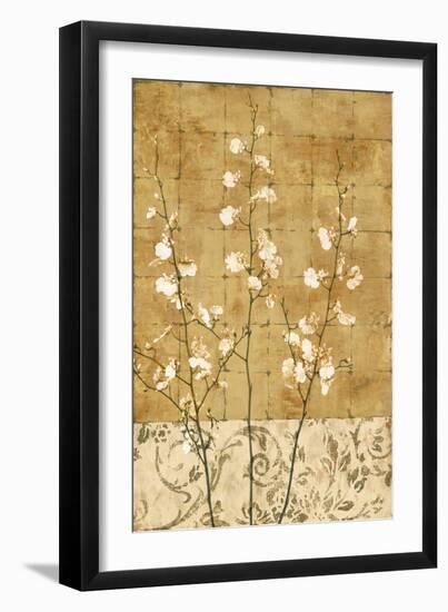 Blossoms in Gold II-Chris Donovan-Framed Art Print