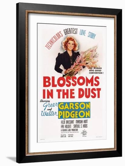 Blossoms in the Dust, Greer Garson, 1941-null-Framed Art Print