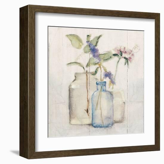 Blossoms on Birch I-Cheri Blum-Framed Art Print