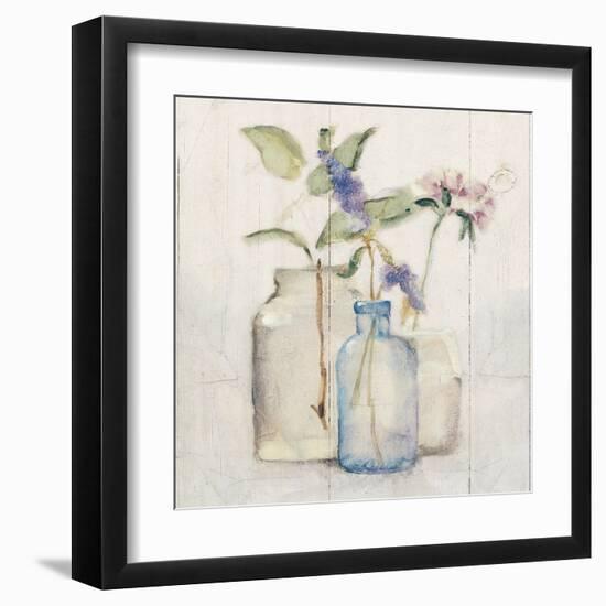 Blossoms on Birch I-Cheri Blum-Framed Art Print