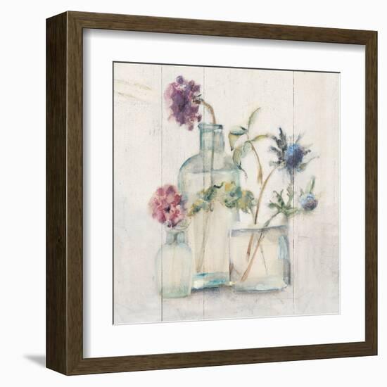 Blossoms on Birch II-Cheri Blum-Framed Art Print