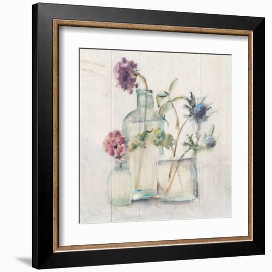 Blossoms on Birch II-Cheri Blum-Framed Art Print