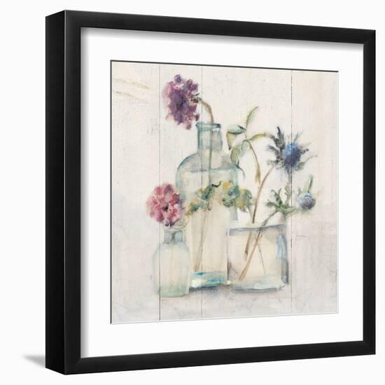 Blossoms on Birch II-Cheri Blum-Framed Art Print