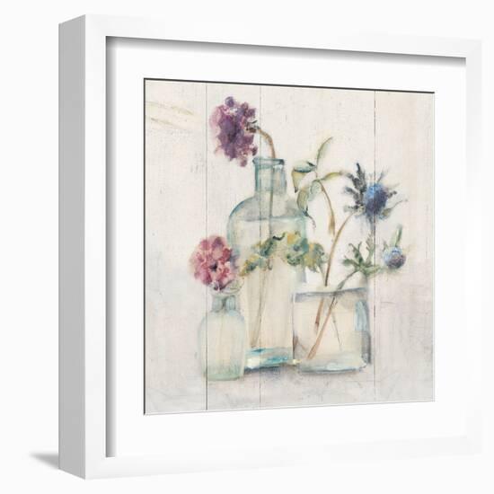 Blossoms on Birch II-Cheri Blum-Framed Art Print