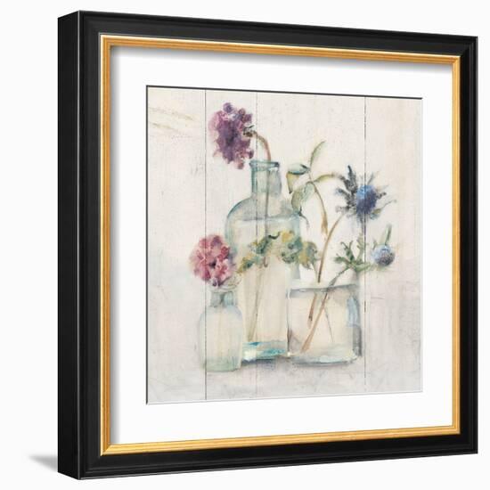 Blossoms on Birch II-Cheri Blum-Framed Art Print