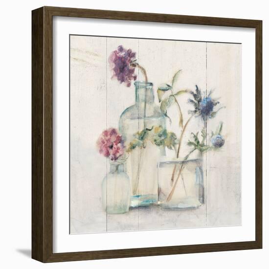 Blossoms on Birch II-Cheri Blum-Framed Art Print