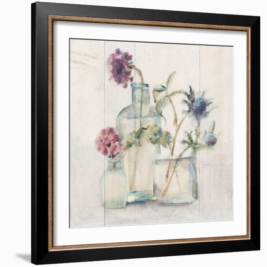 Blossoms on Birch II-Cheri Blum-Framed Art Print