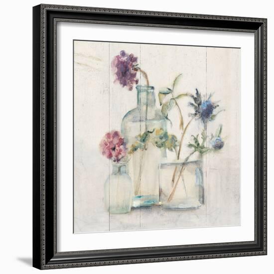 Blossoms on Birch II-Cheri Blum-Framed Art Print