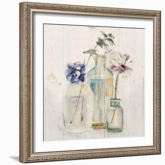 Blossoms on Birch III-Cheri Blum-Framed Art Print