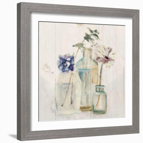 Blossoms on Birch III-Cheri Blum-Framed Art Print