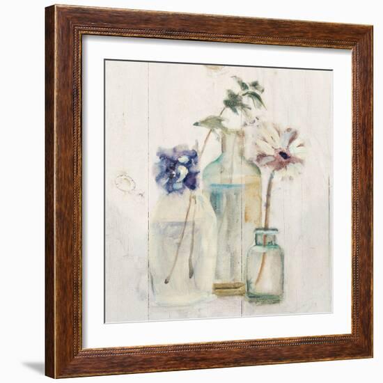 Blossoms on Birch III-Cheri Blum-Framed Art Print