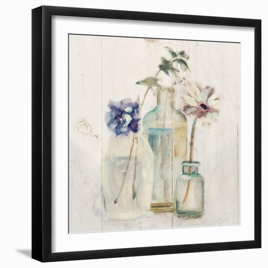 Blossoms on Birch III-Cheri Blum-Framed Art Print