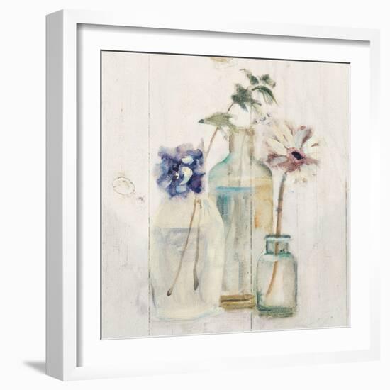 Blossoms on Birch III-Cheri Blum-Framed Art Print