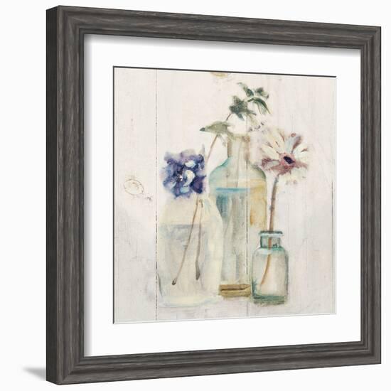 Blossoms on Birch III-Cheri Blum-Framed Art Print