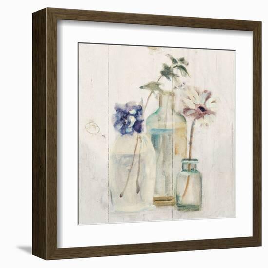 Blossoms on Birch III-Cheri Blum-Framed Art Print