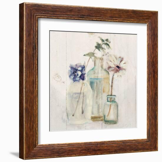 Blossoms on Birch III-Cheri Blum-Framed Art Print