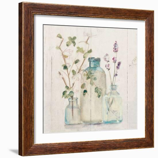 Blossoms on Birch V-Cheri Blum-Framed Art Print