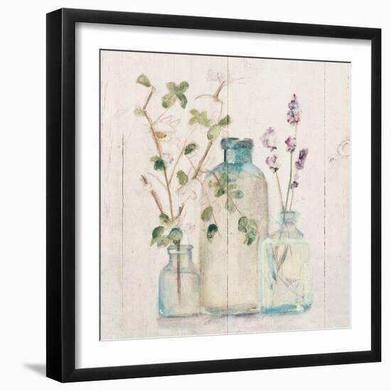 Blossoms on Birch V-Cheri Blum-Framed Art Print