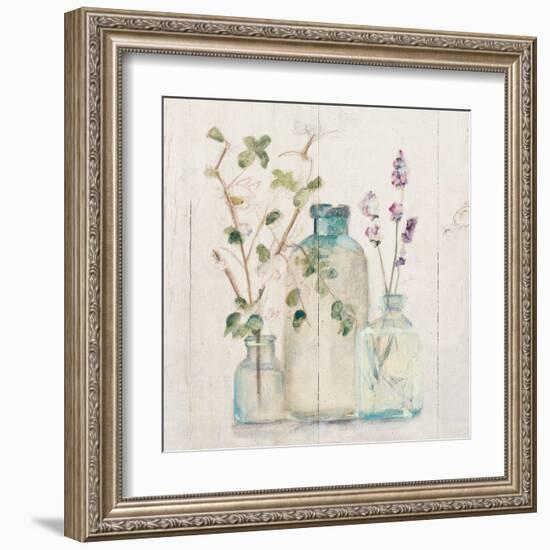 Blossoms on Birch V-Cheri Blum-Framed Art Print