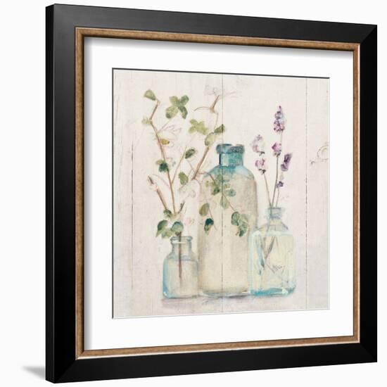 Blossoms on Birch V-Cheri Blum-Framed Art Print