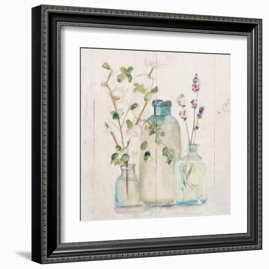 Blossoms on Birch V-Cheri Blum-Framed Art Print