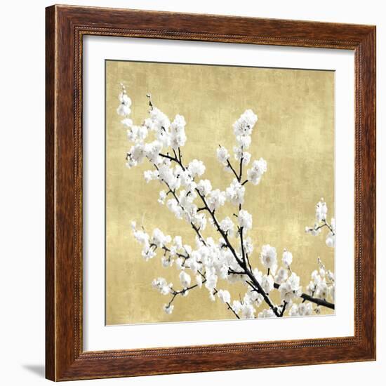 Blossoms on Gold I-Kate Bennett-Framed Art Print