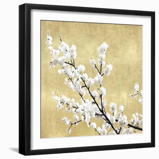 Blossoms on Gold I-Kate Bennett-Framed Art Print