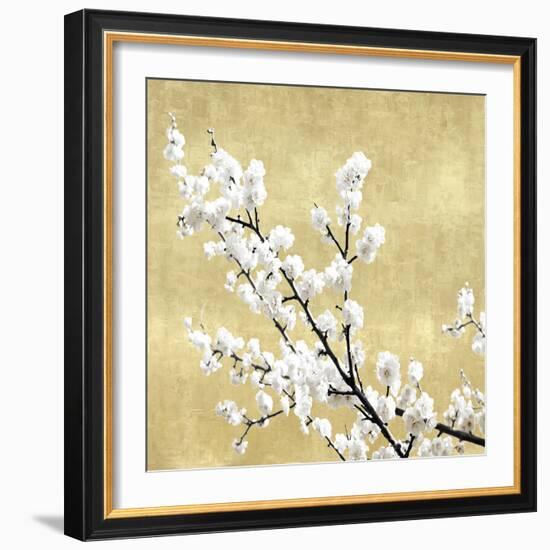 Blossoms on Gold I-Kate Bennett-Framed Art Print