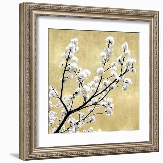 Blossoms on Gold II-Kate Bennett-Framed Art Print