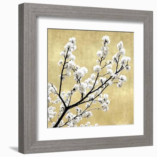 Blossoms on Gold II-Kate Bennett-Framed Art Print