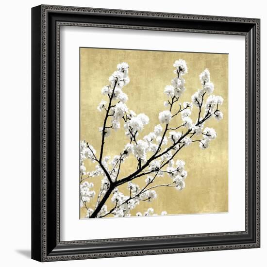 Blossoms on Gold II-Kate Bennett-Framed Art Print