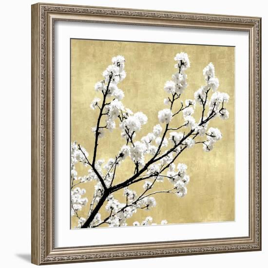 Blossoms on Gold II-Kate Bennett-Framed Art Print