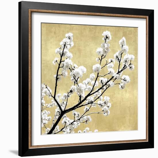 Blossoms on Gold II-Kate Bennett-Framed Art Print