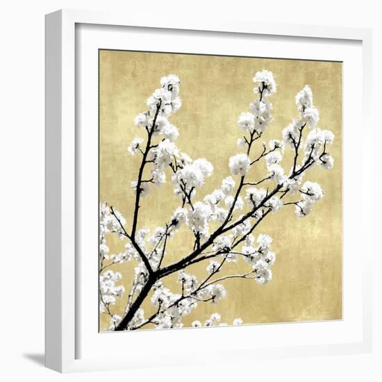 Blossoms on Gold II-Kate Bennett-Framed Art Print