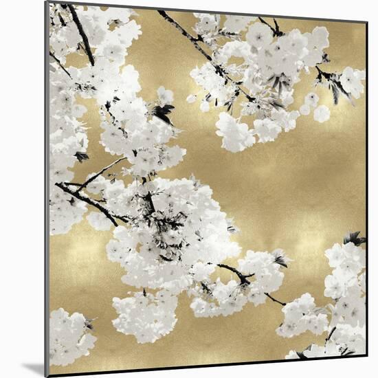 Blossoms on Gold III-Kate Bennett-Mounted Art Print