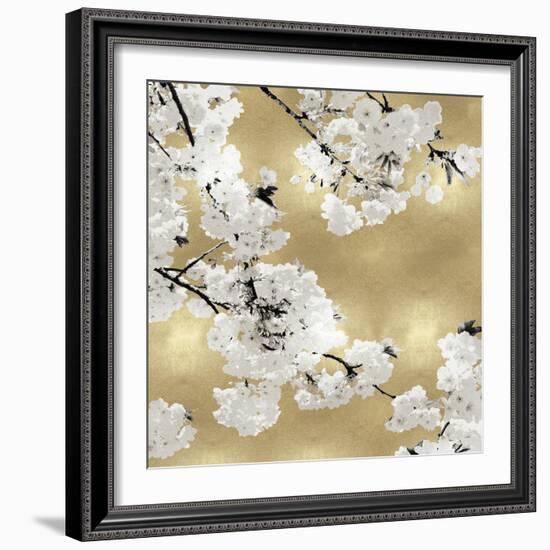 Blossoms on Gold III-Kate Bennett-Framed Art Print