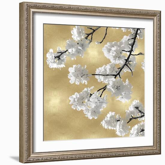 Blossoms on Gold IV-Kate Bennett-Framed Art Print