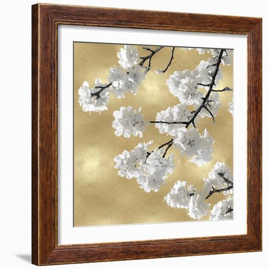 Blossoms on Gold IV-Kate Bennett-Framed Art Print