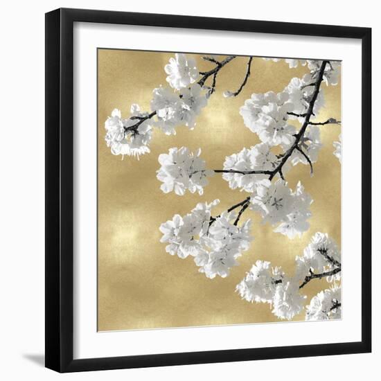 Blossoms on Gold IV-Kate Bennett-Framed Art Print