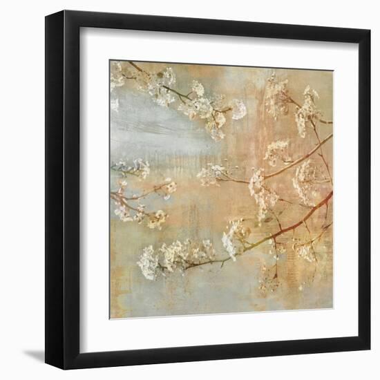 Blossoms OnThe Pond II-John Seba-Framed Art Print